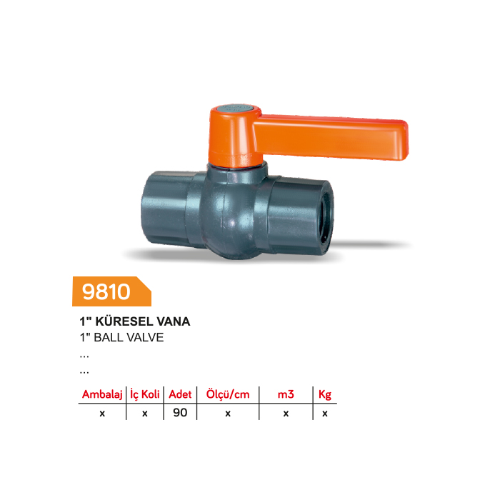 SAYIM 9810 1" KÜRESEL VANA